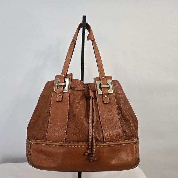 kate spade Handbags - Kate Spade Shoulder Hobo Bag Brown Leather 16" x 11"x 6.5"